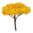 アーテック　ジオラマ模型　秋の樹木　木　ミニチュア　自然　紅葉　1／150　10個組