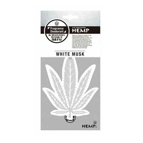 ニューアークス 直送品 ヘンプ F&D エアーフレッシュナー カー用品 車 芳香剤 ホワイトムスクの香り