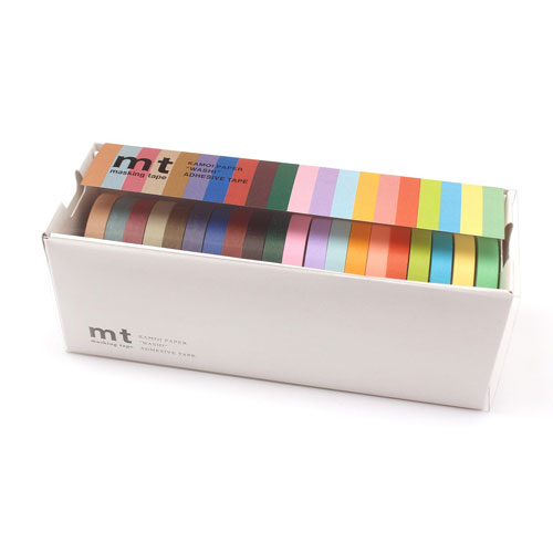 カモ井加工紙 20色セット(明るい色2・くすみ色) マスキングテープ マステ