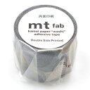 カモ井加工紙　mt　fab　両面印刷　渦ドット　マスキングテープ　マステ