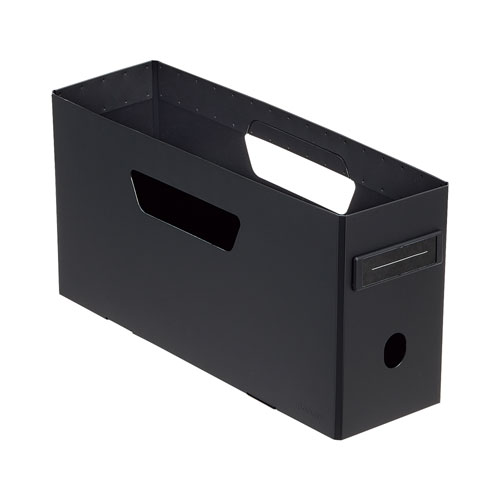 リヒトラブ Roomy ルーミー ボックスファイル ロータイプ A4 2/3（ブラック）