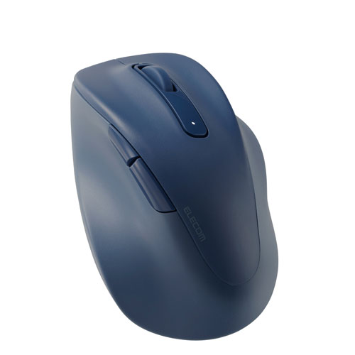 エレコム 直送 ワイヤレスマウス 静音 無線 2.4GHz 5ボタン Sサイズ 右手専用 抗菌 小型 EX-G（ブルー）