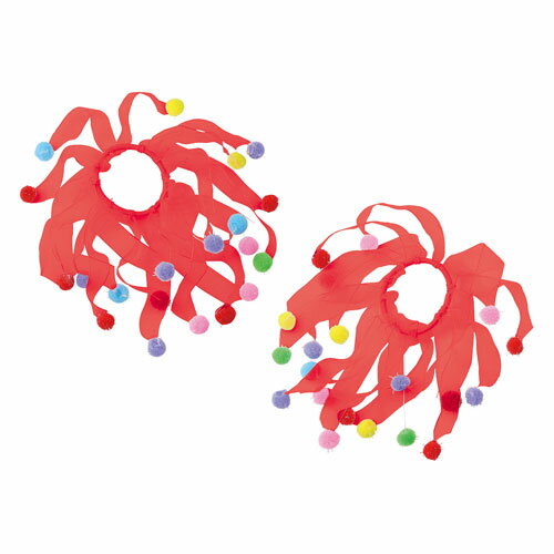 アーテック レースリストバンド カラフルボール（赤）