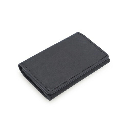 ラダイト 名刺入れ MAYA イタリアンレザー 革 マヤ ギフト お祝い 母の日 父の日(ブラック)