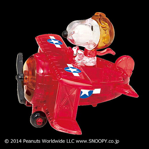 ビバリー クリスタルパズル スヌーピー フライングエース 40ピース 3Dパズル