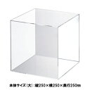 共栄プラスチック サイコロ型ディスプレイ 筒抜けタイプ 大