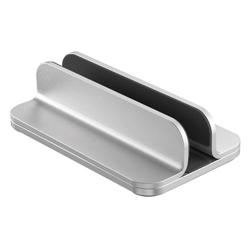 キングジム ノートパソコンスタンド(縦置き)（シルバー）