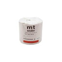 カモ井加工紙 mt sealer 和紙 朱赤 10巻 バッグシーラーテープ