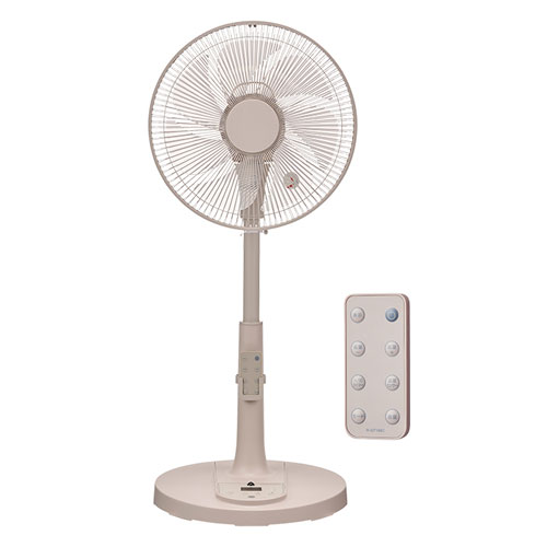 ユアサプライムス DC温度センサーリビング扇 扇風機（ベージュ）