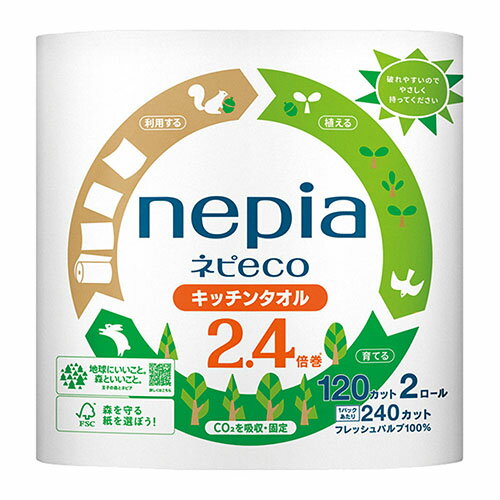 王子ネピア ネピアネピecoキッチンタオル