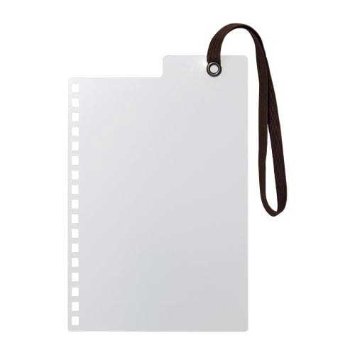 リヒトラブ カスタマイズオープンリングノート ゴムバンド付き下じき（乳白）