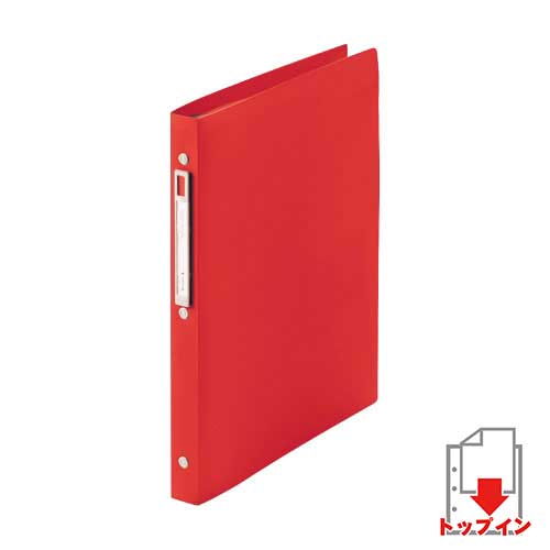 楽天どっとカエール　楽天市場支店リヒトラブ noie-style クリヤーブック 交換式 A4 10枚（レッド）
