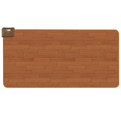 広電 電気カーペットフローリング調 1畳 ブラウン