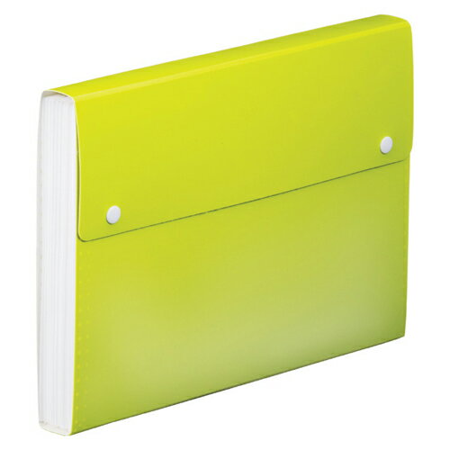 キングジム　Toffy ドキュメントファイル　A4判 13ポケット（黄緑）