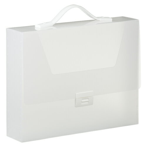 キングジム　シンプリーズ キャリングケース グリップタイプ（透明）　A4判 収納幅70mm（透明）