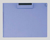 オープン　クリップボード 再生ABS樹脂製　A4判ヨコ型（青）