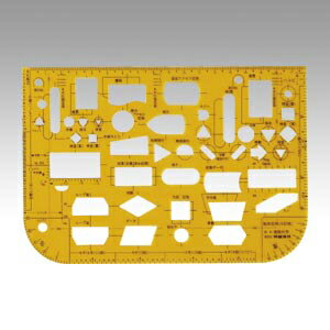 ステッドラー テンプレート 製図用テンプレート 数字定規 A/数字定規 B 0.5mm シャープペンシル用 SL-982-15