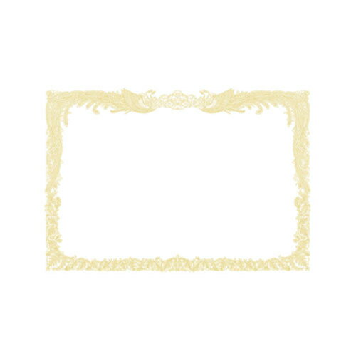 ササガワ　OA対応賞状用紙 縦書用 10枚パック タカ印　B5判（白）