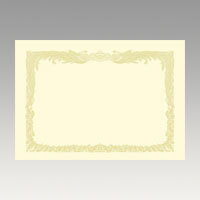 ササガワ　OA対応賞状用紙 縦書用 10枚パック タカ印　B4判（クリーム）