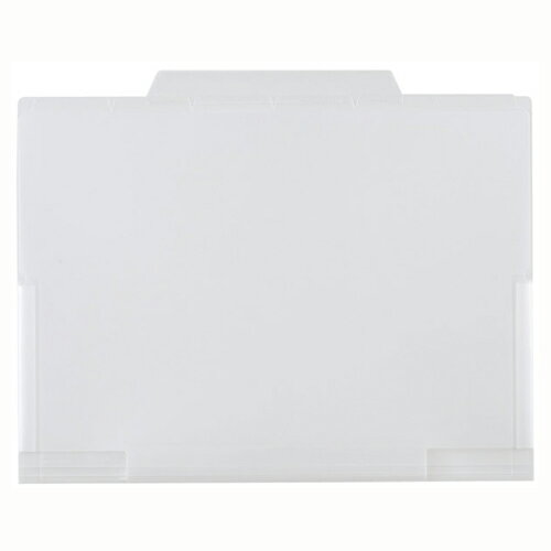 セキセイ　アクティフ 6インデックスフォルダー ヨコ型　A4判ヨコ型 7ポケット（クリア）