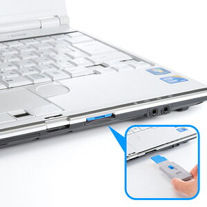 Usb Storage Media - サンワサプライ　SDカードスロット取付けセキュリティ（eセキュリティ・ブルー）