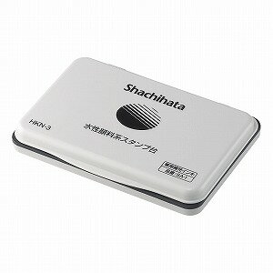 シヤチハタ　水性顔料系スタンプ台　大形（クロ）