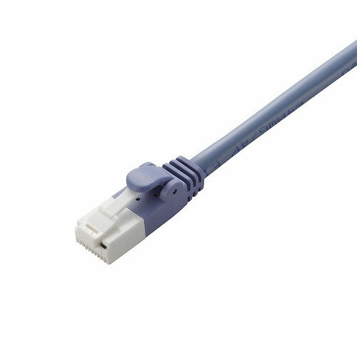 エレコム　LANケーブル　CAT5E　爪折れ防止　5m　ブルー（ブルー）