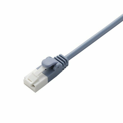 エレコム　やわらかLANケーブル　CAT6　爪折れ防止　7m　ブルー（ブルー）