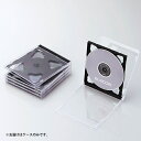 エレコム CD/DVDプラケース 2枚収納 5パック(ブラック)