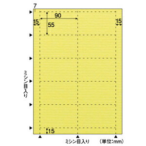 ヒサゴ　名刺10面　レモン