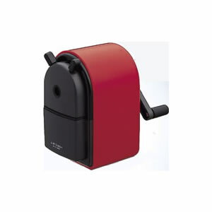 三菱鉛筆　手動シャープナー えんぴつ削り えんぴつけずり（赤）