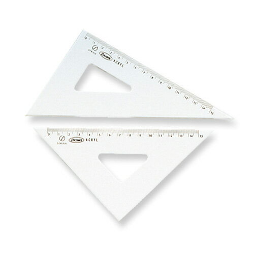 共栄プラスチック　メタクリル三角定規　18cm