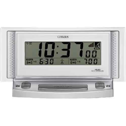 リズム時計　パルデジットボイス2（シルバーメタリック）