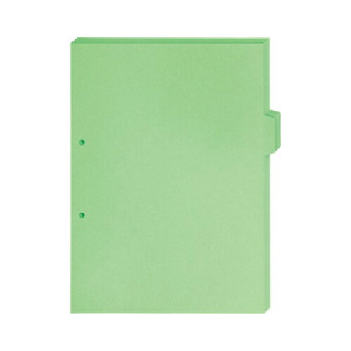 キングジム　カラーインデックス タテ型（単色）　A4タテ型 2穴