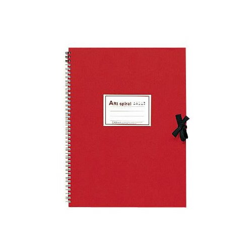 マルマン　F4 スケッチ アートスパイラル（レッド）