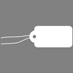 ササガワ　提札　小物用　白無地　長型