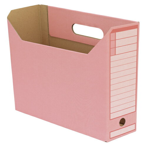 Magazine Boxes - FAMS　ボックスファイル普及版 A4-100N ピンク 10個パック（ピンク）