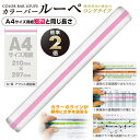 共栄プラスチック カラーバールーペ 21cm(ピンク)