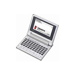 カシオ EX-Word 小型電子辞書 50音キー入力 XD-C100J(シルバー)