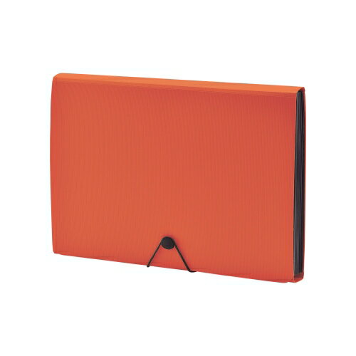 リヒトラブ　SMART FIT ドキュメントファイル　A4判 13ポケット（オレンジ）