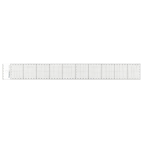 ステッドラー　レイアウト用方眼直定規　5mm方眼