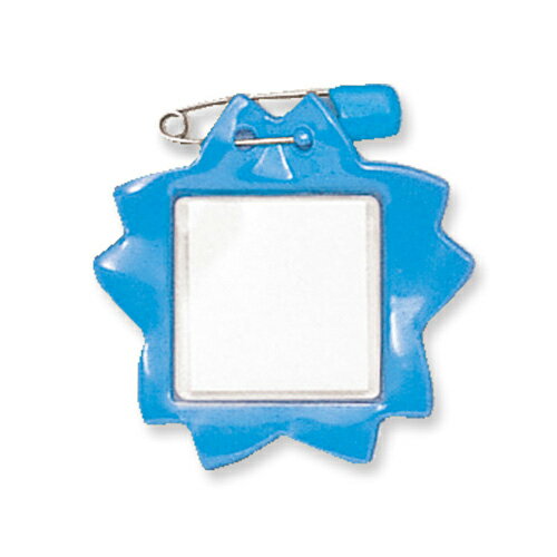 共栄プラスチック　桜型名札（スカイ）