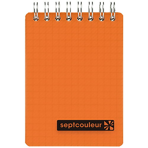 マルマン　セプトクルール メモ A7 5mm方眼 メモ帳 5ミリ方眼（オレンジ）