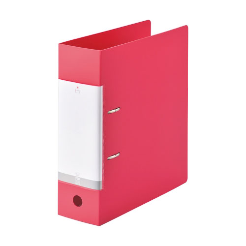 リヒトラブ　リクエスト D型リングファイル（赤）