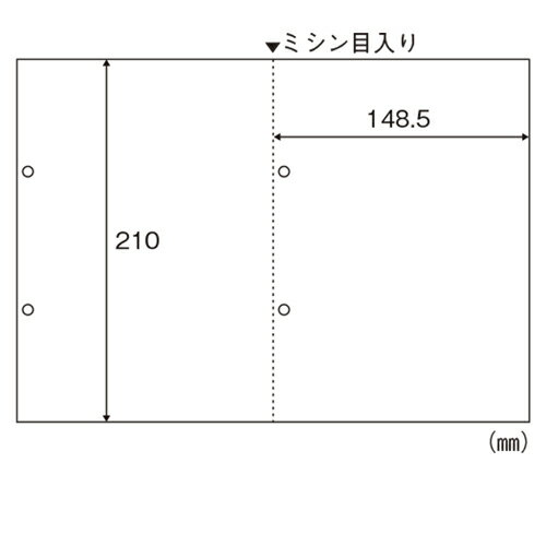 ヒサゴ　所得税源泉徴収票　A4判2面　白紙タイプ