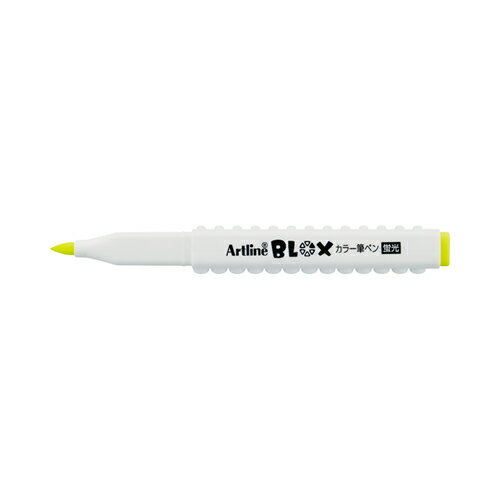 シヤチハタ　アートライン　BLOX　ブロックス　カラー筆ペン　蛍光（イエロー）
