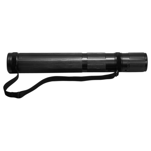 ウチダ スライドケース R-85B バンド付 A2?A0 外寸:径85×長600?980mm（ブラック）