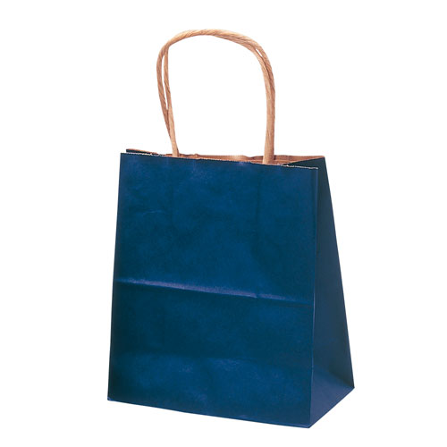 ササガワ　手提げバッグ 紺 特小　25枚袋入り