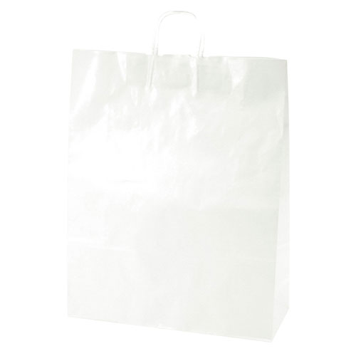 ササガワ　手提げバッグ 白無地 特々大　50枚袋入り