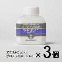 ターナー アクリルガッシュ 60ml 1セット(3個入)(グロスワニス)